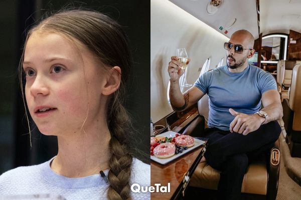 Greta Thunberg y Andrew Tate: el troleo y arresto por una caja de pizza